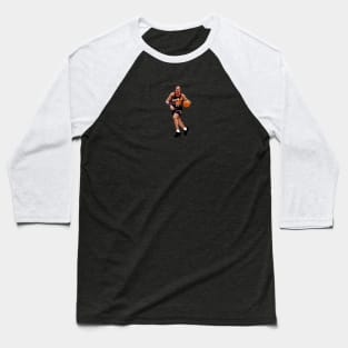 Danny Manning Suns Pixel Dribble Baseball T-Shirt